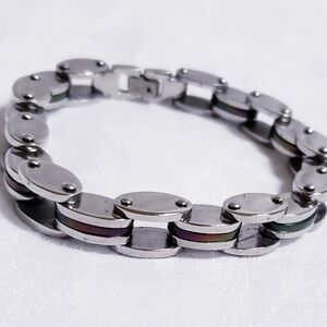 Steel Bike Chain Bracelet
